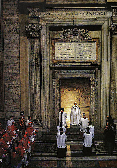 porta santa apertura 1983 Storia delle Fornaci Giorgi   Antiche Fornaci Giorgi 1735 Ferentino Frosinone